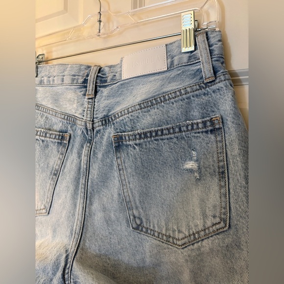 Pistola 100% Cotton High Waisted Denim Cut Off Shorts, Size 27 - Picture 5 of 10